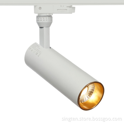 Hot seller shop led track lighting 15w 2700K black COB LED track light for Shopping malls and clothing store dedicated